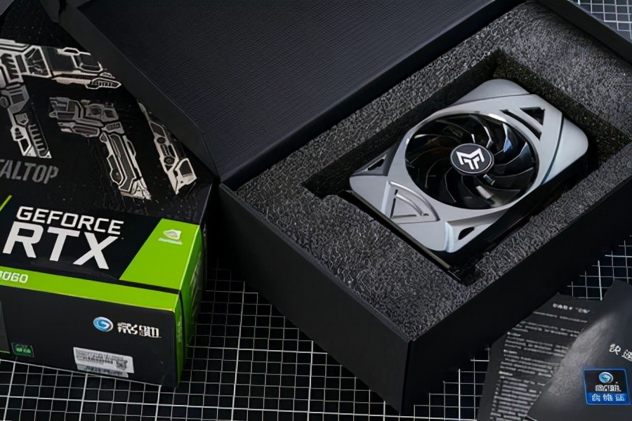 影驰rtx 3060金属大师mini显卡图赏:全金属外壳,小巧精悍