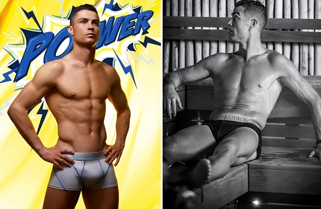 c罗宣传个人品牌cr7内裤!自己做模特代言!