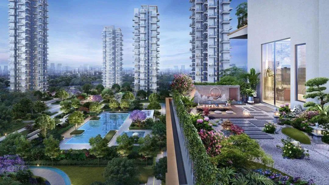 滨江郦城|在超大空中花院,潮启新年美好