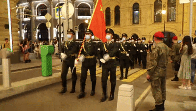 推荐帅到了莫斯科！戴着口罩，他们仍是最帅天团，网友：致敬中国军人