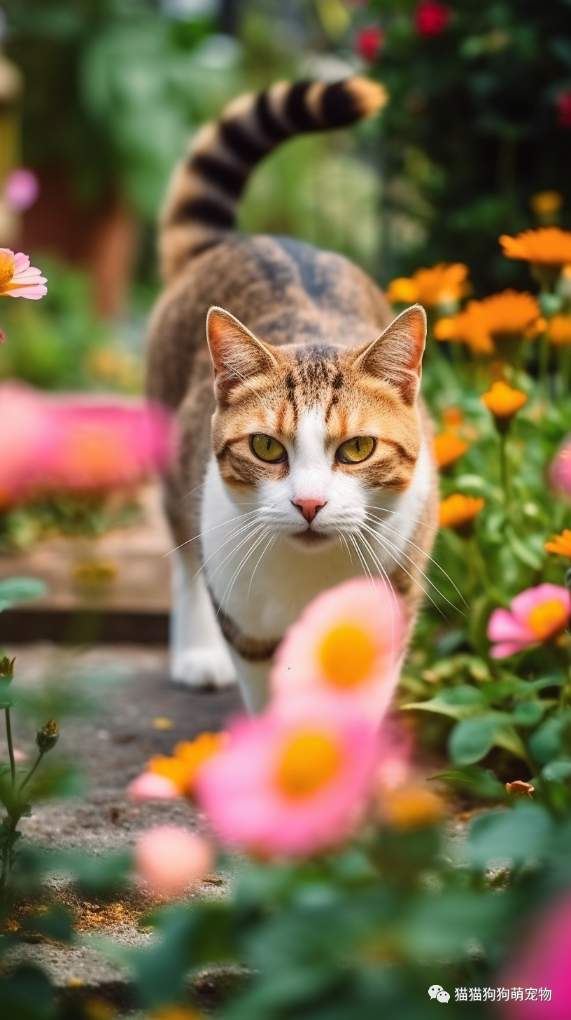 九张猫咪追蝴蝶的美丽瞬间,治愈你的心灵