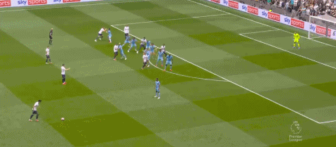 英超71球超坎通纳!格拉列什哑火!曼城0-1热刺