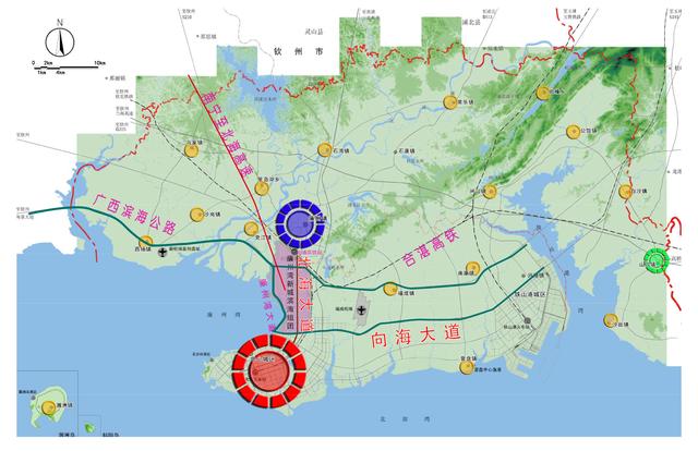 北海向海大道路线图图片