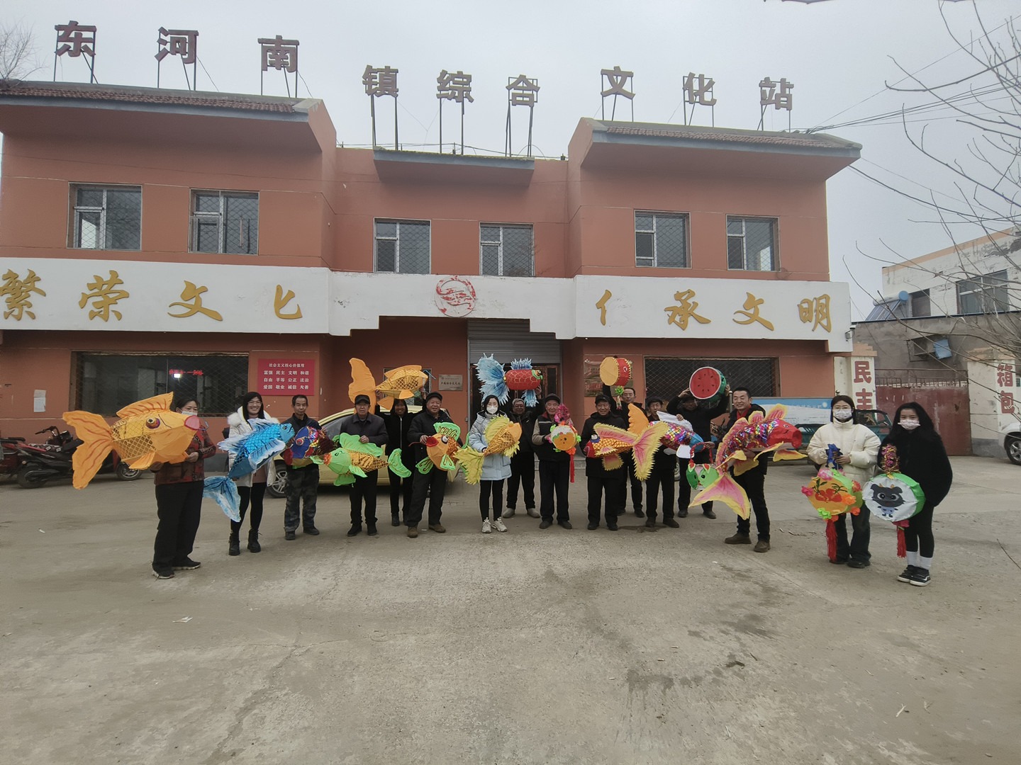 灵丘县东河南镇东河南村传承花灯艺术助力乡村振兴