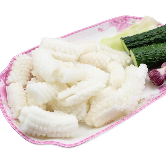 「原创工艺」冷冻斜切鱿鱼花加工工艺