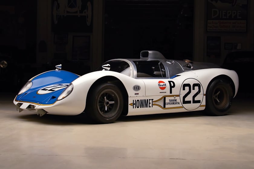 观看杰·雷诺驾驶喷气动力赛车