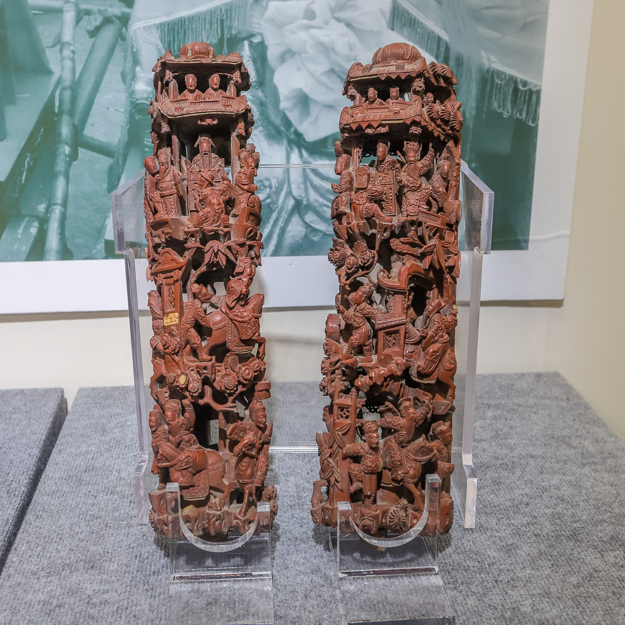 潮州博物馆的镇馆之宝,府楼猴木雕,潮汕独特的文化景观