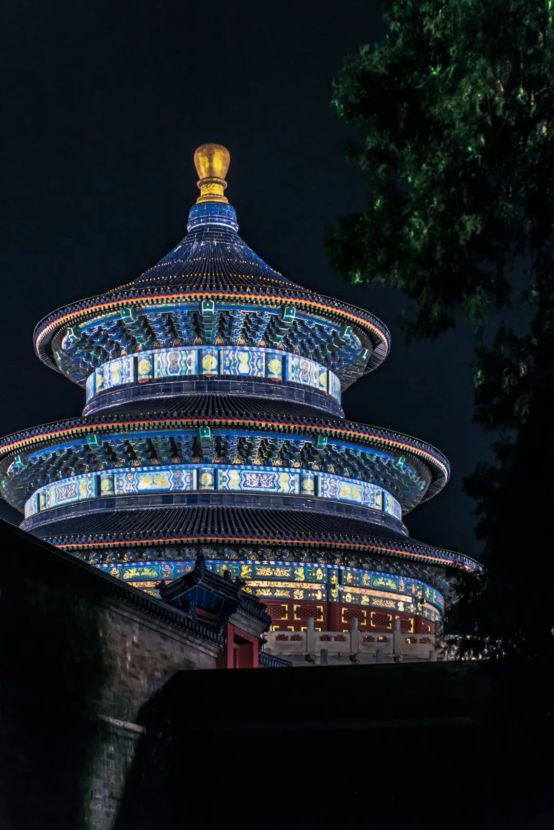 祈年殿亮灯啦!这样的天坛夜景总要去看一次吧