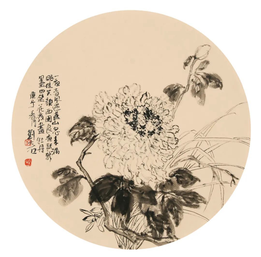 刘文杰水墨花鸟画作品欣赏