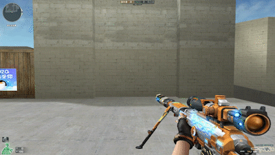 cf动图鉴赏:m200-幻神黄忠皮肤