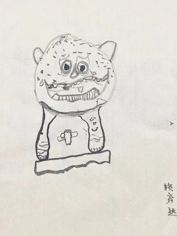 "童天之美"石虎画家 i 画笔戳到哪里,哪里就是边界