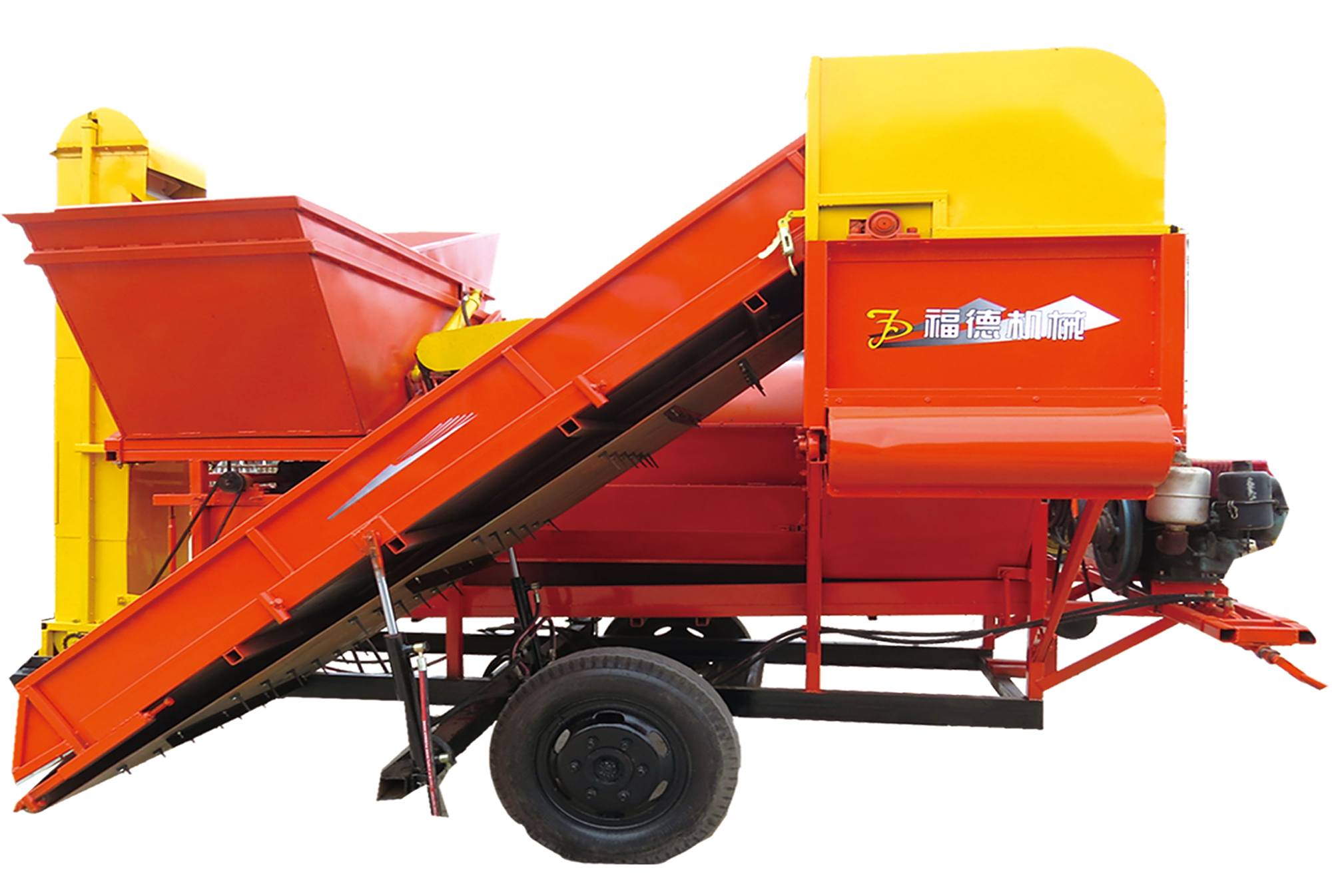 长春福德机械牵引式花生捡拾收获机