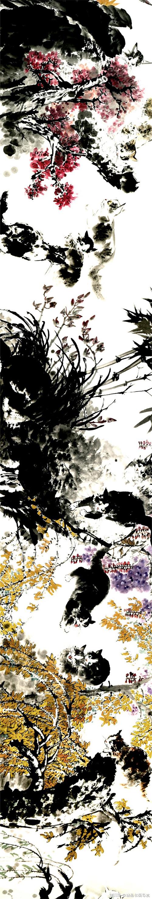 画猫大师  猫王王纯祥春拍荣宝斋一幅画保留价8500万