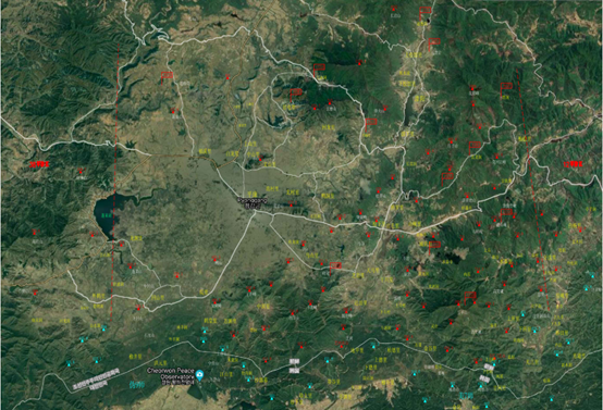 1952年10月平康-金化前线敌我态势图
