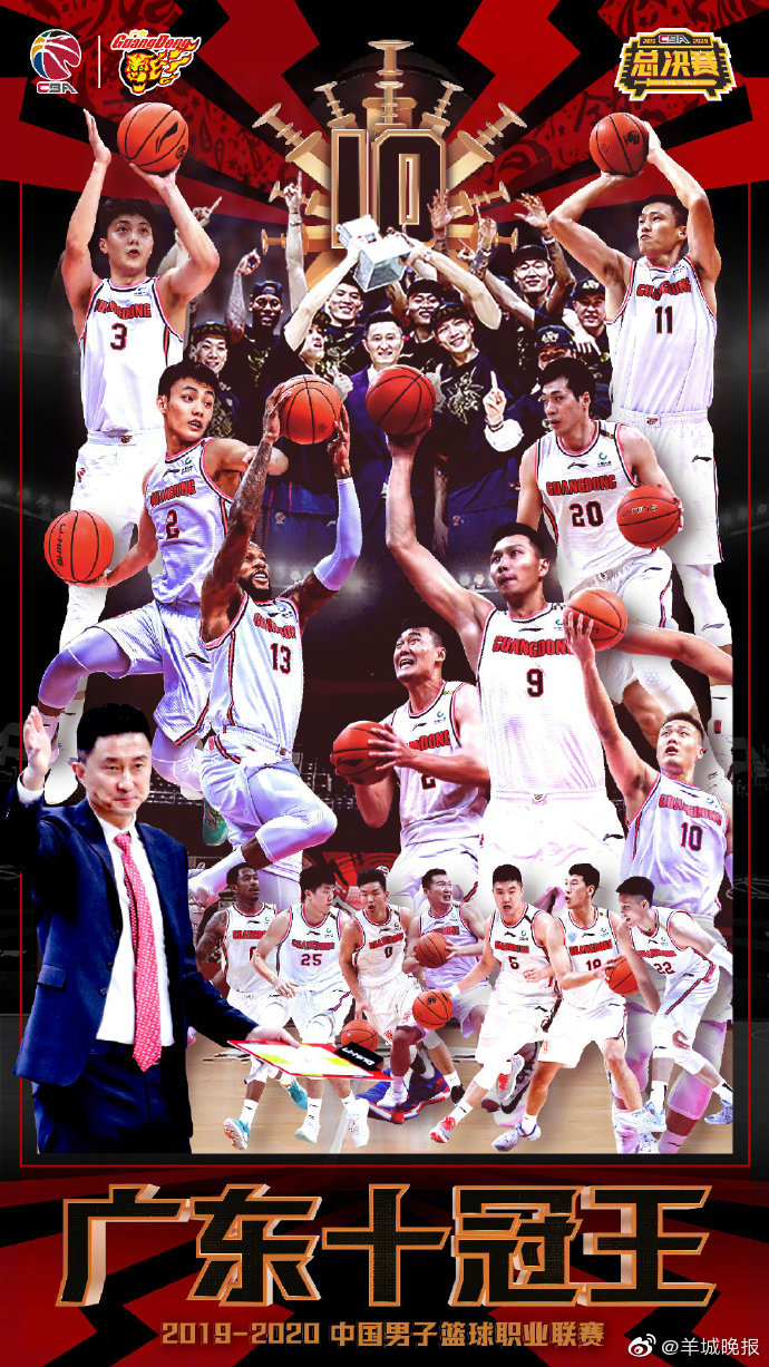 2019-2020赛季cba联赛总冠军——广东东莞银行