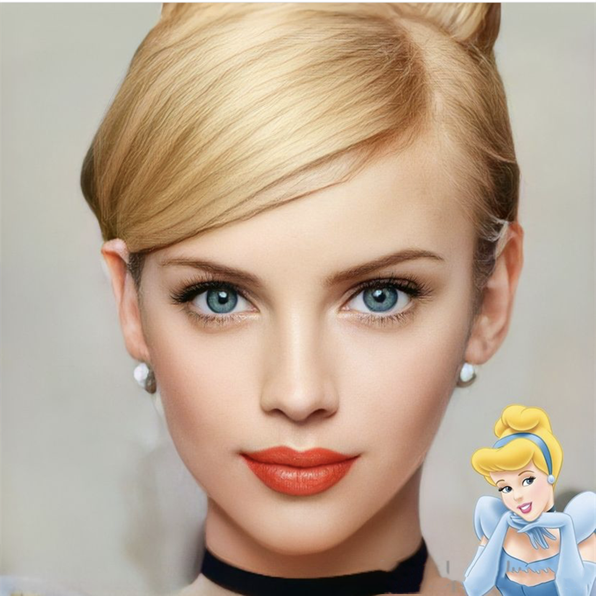 二次元人物真人画像,辛德瑞拉神仙颜值,鬼娃颜值提升"亿"点点