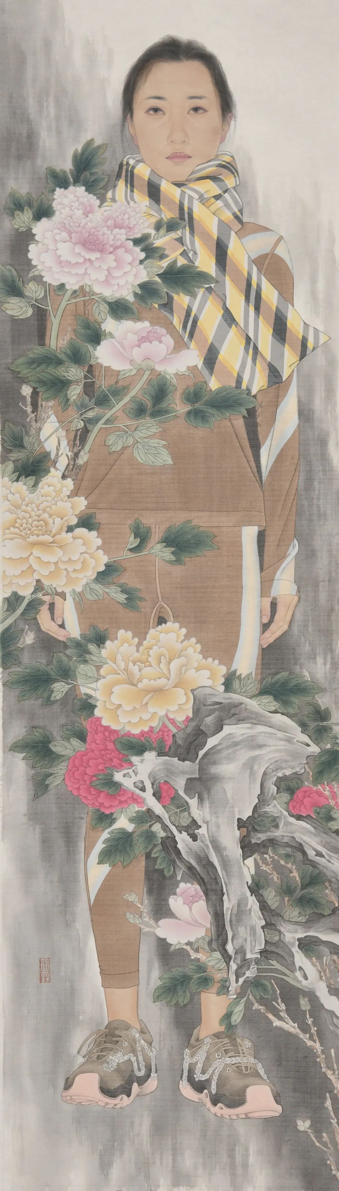 画中有诗丨马磊工笔人物画赏析