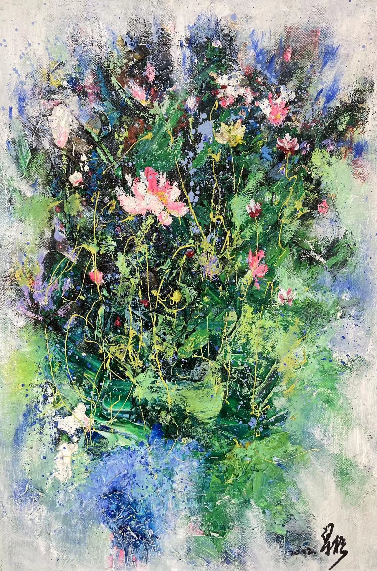 当代著名油画家梁静被评为国家一级美术师