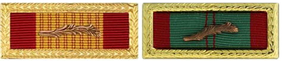 美国海军陆战队勋章附品(下):扣环,橡叶,行星标志