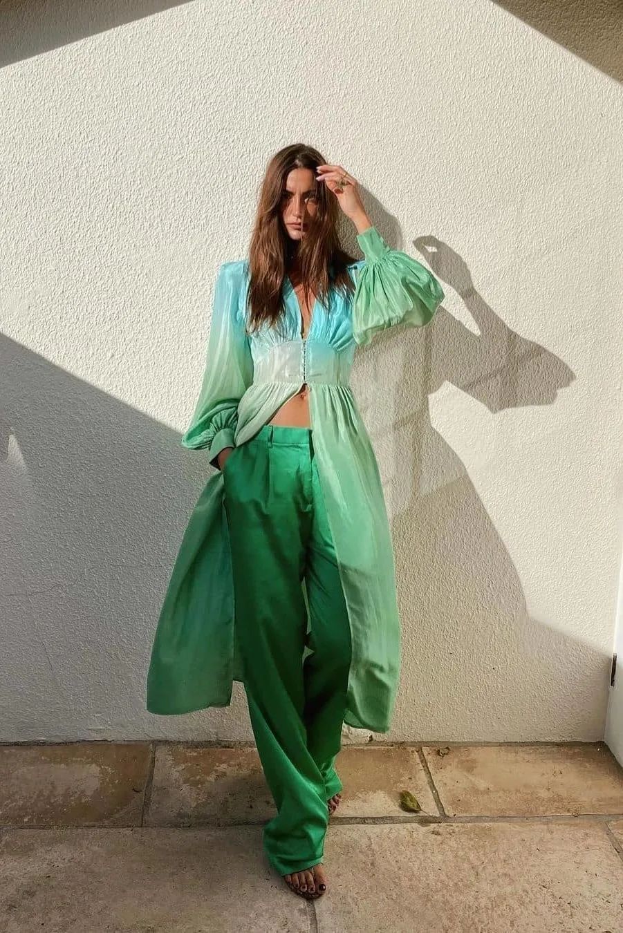 裙子配裤子叠穿更高级