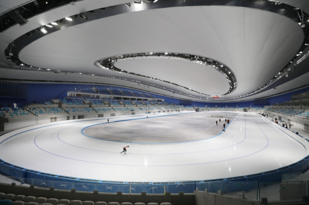 赛后它将开放为民用滑冰场,就算不会滑也要去体验一下冬奥场馆最快的