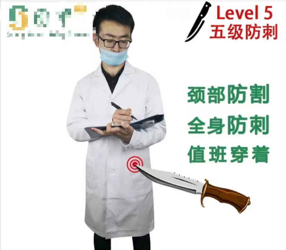 白大褂|防刺白大褂热销？医护人员确有自卫需求，但法律才应是那件铠甲