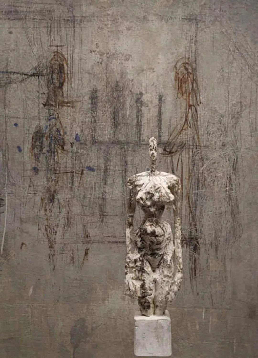 作品欣赏|关于阿尔贝托·贾科梅蒂用绘画和雕塑对抗死亡和孤独