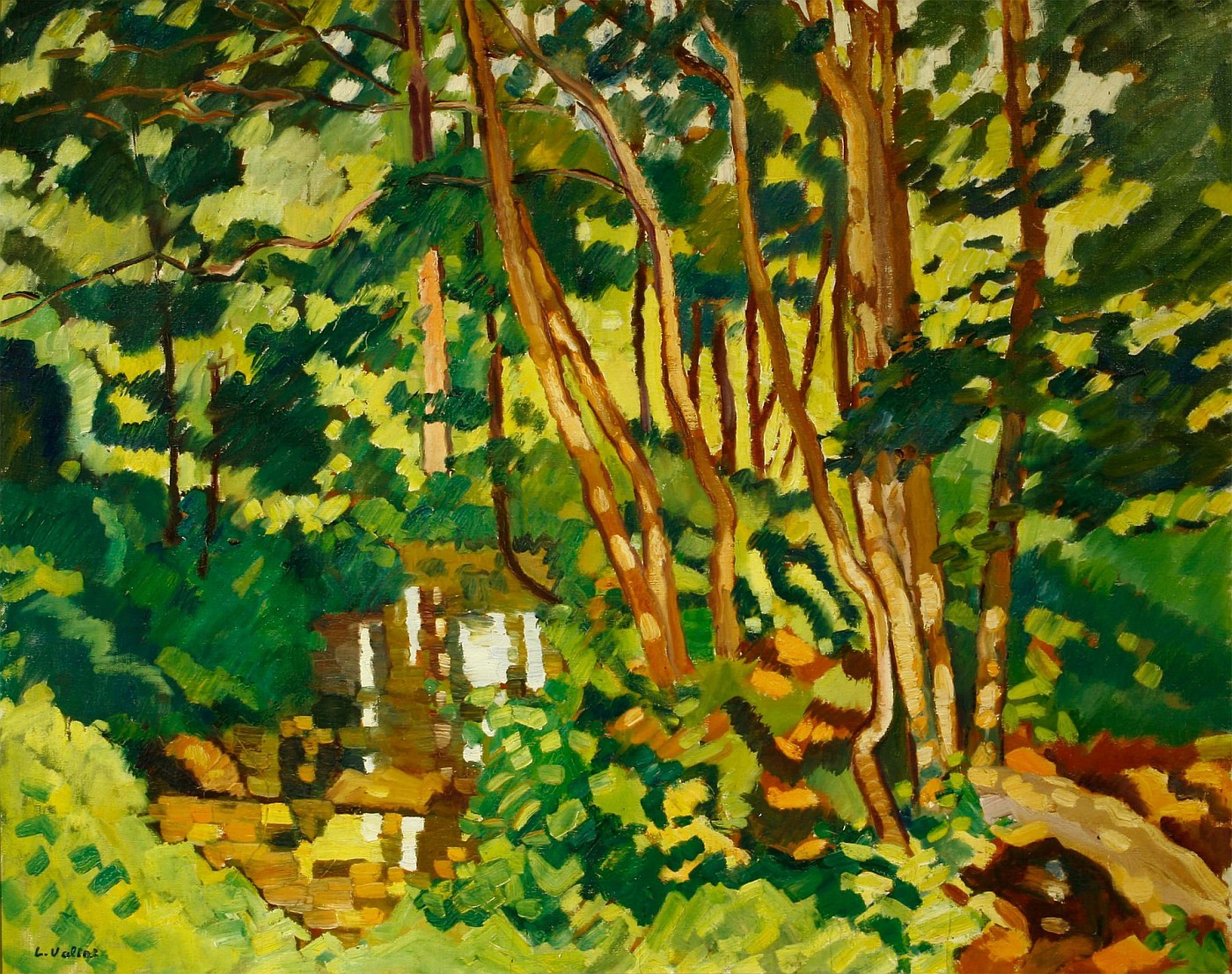 笔触粗犷色彩令人陶醉的法国野兽派画家路易斯·瓦尔塔特风景作品