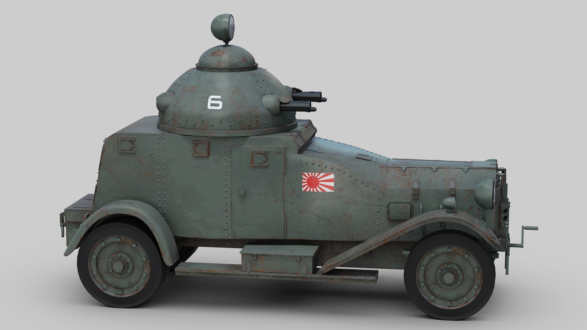 二战日本87式装甲车图片