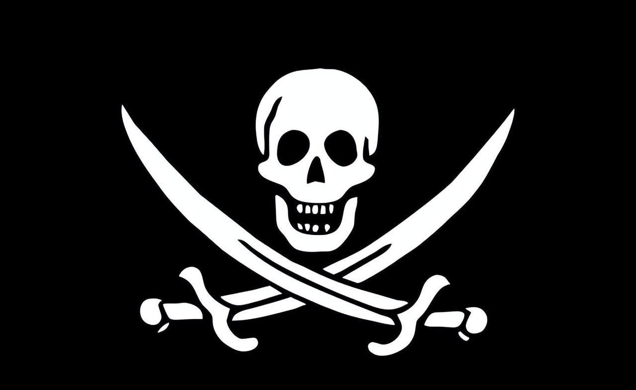 海盗标志图案骷髅头图片