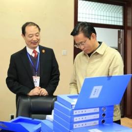 渭城法院:区委书记余天西实地检查,推动我院队伍教育