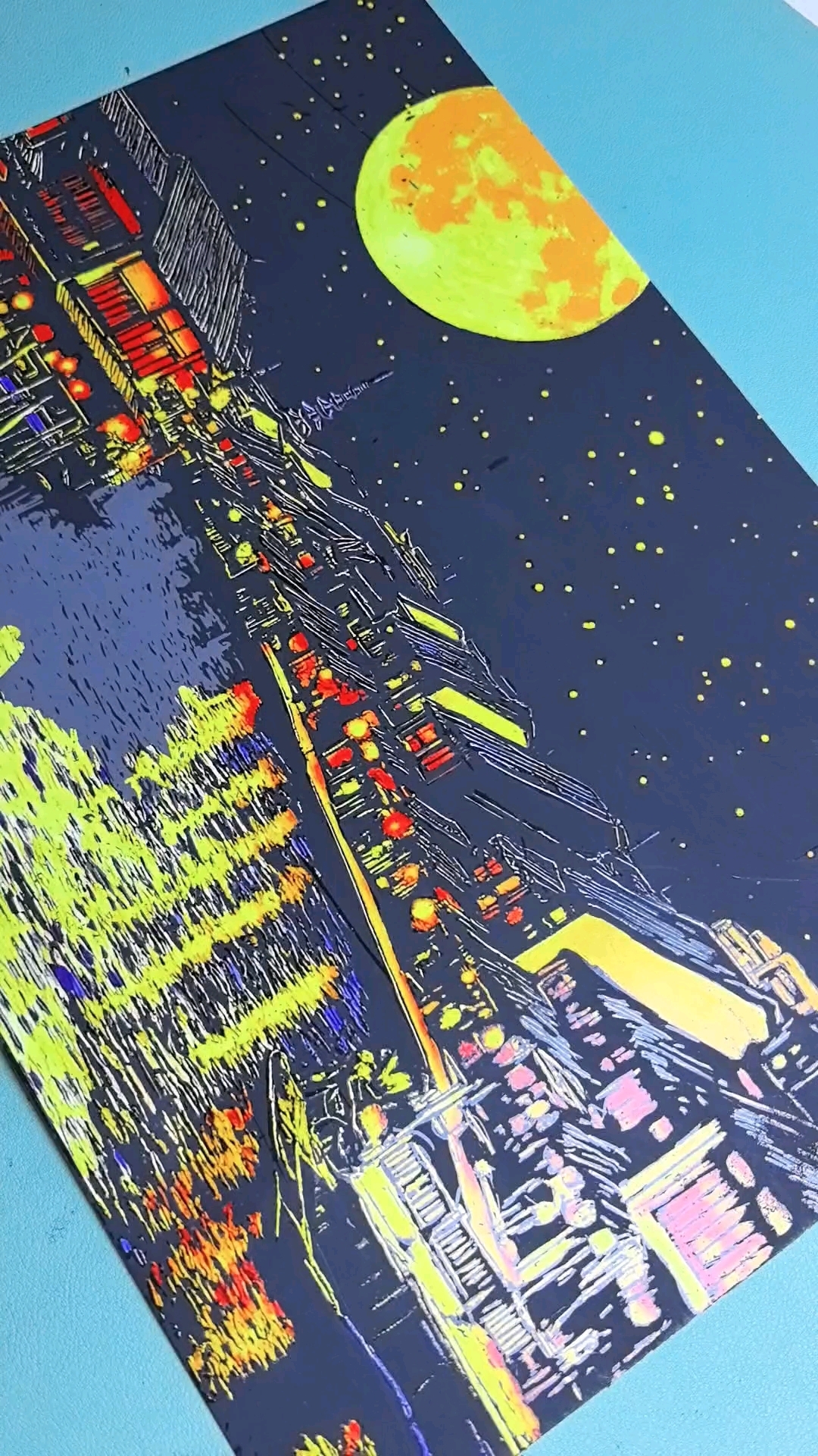 建筑刮画纸