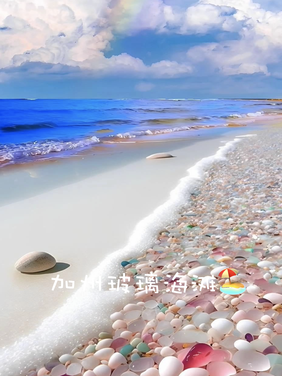 加州玻璃海滩:绝美之地! 加州.@壹玖旅游的动态