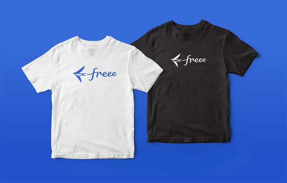 日本freee 67「优雅的燕子」 更换新logo-爱标志网