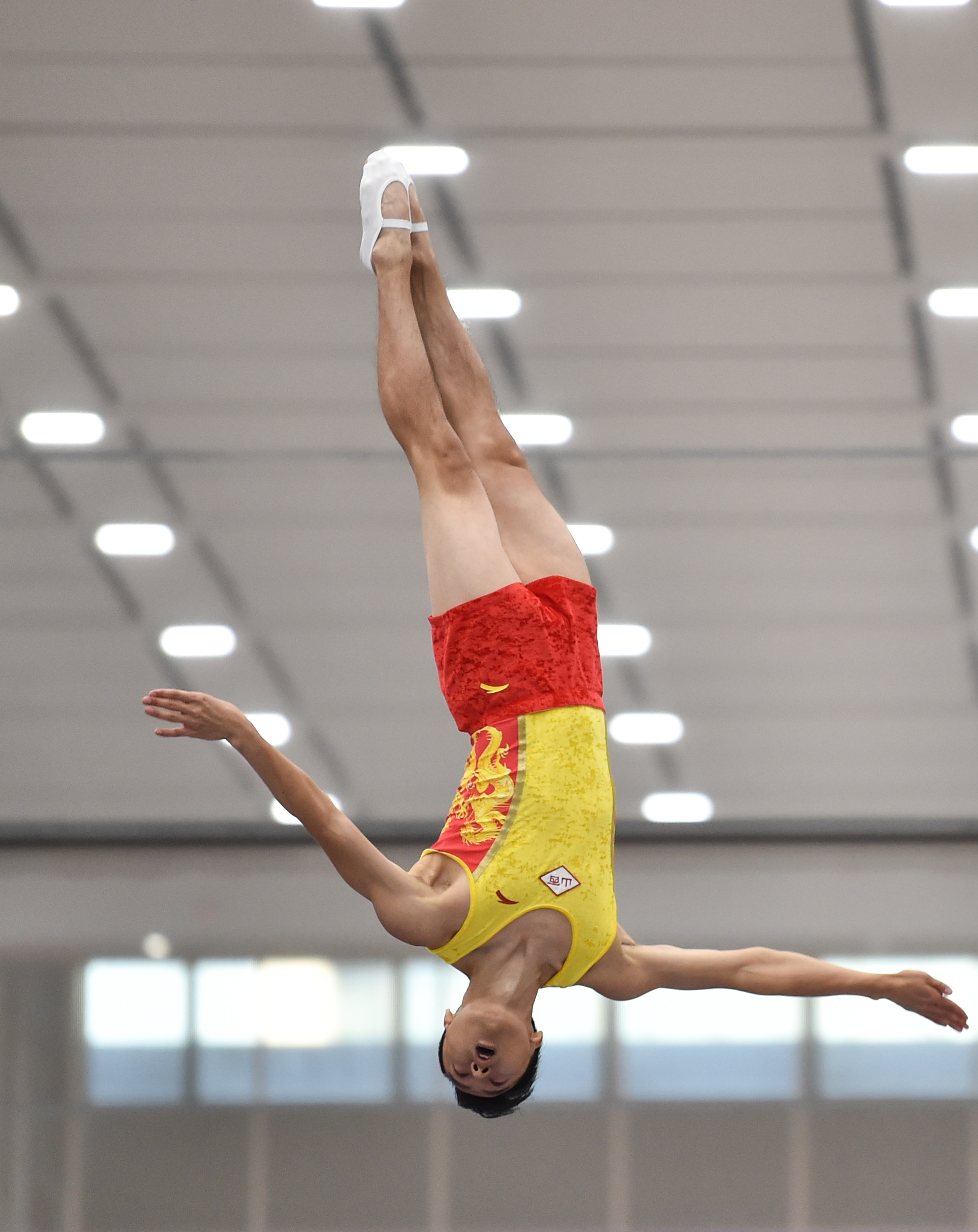 蹦床——全国锦标赛:男子蹦床个人单项决赛赛况(7)