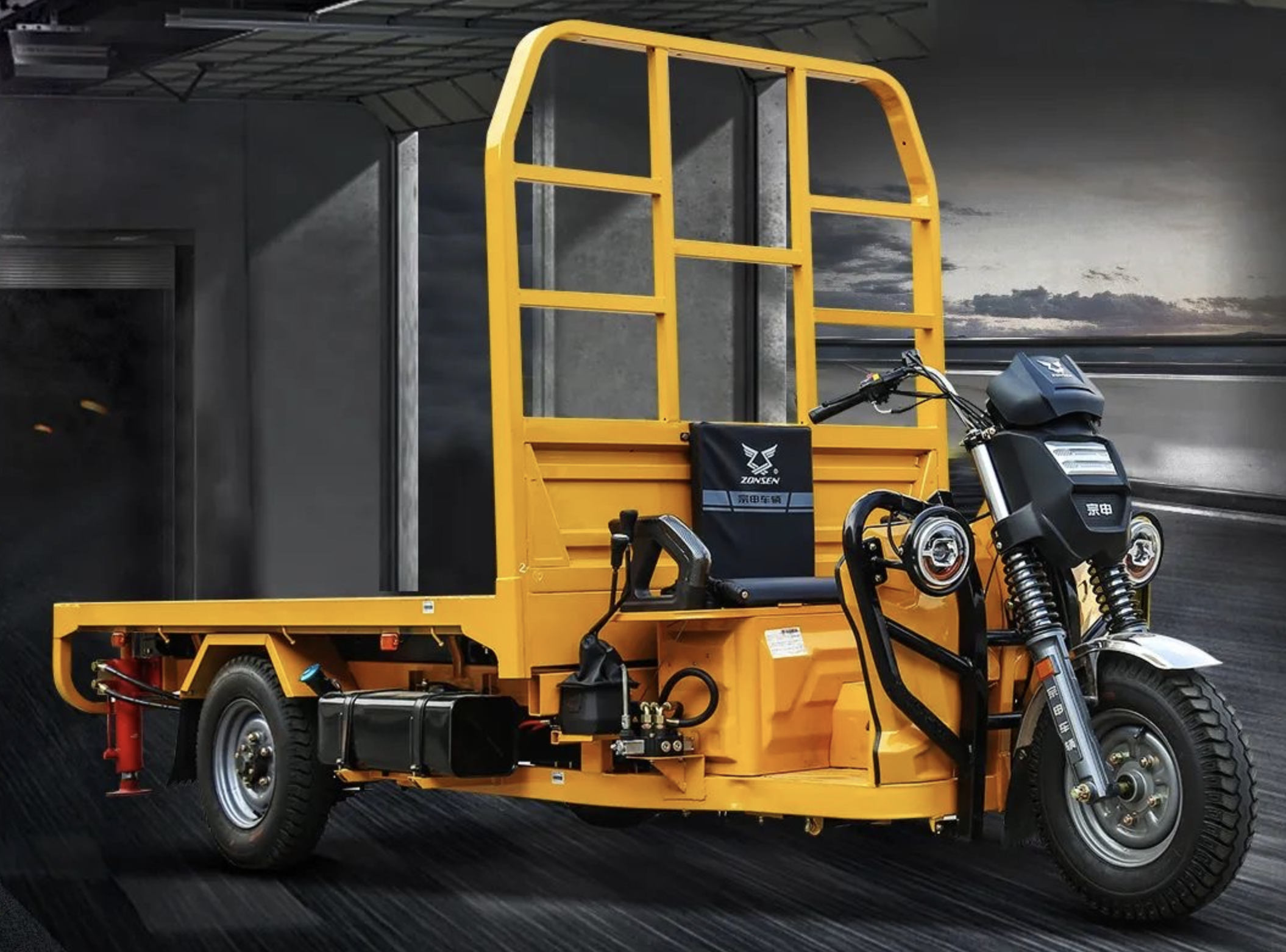 宗申三轮摩托车gt1评测:搭载200cc水冷发动机,最大载重4000斤