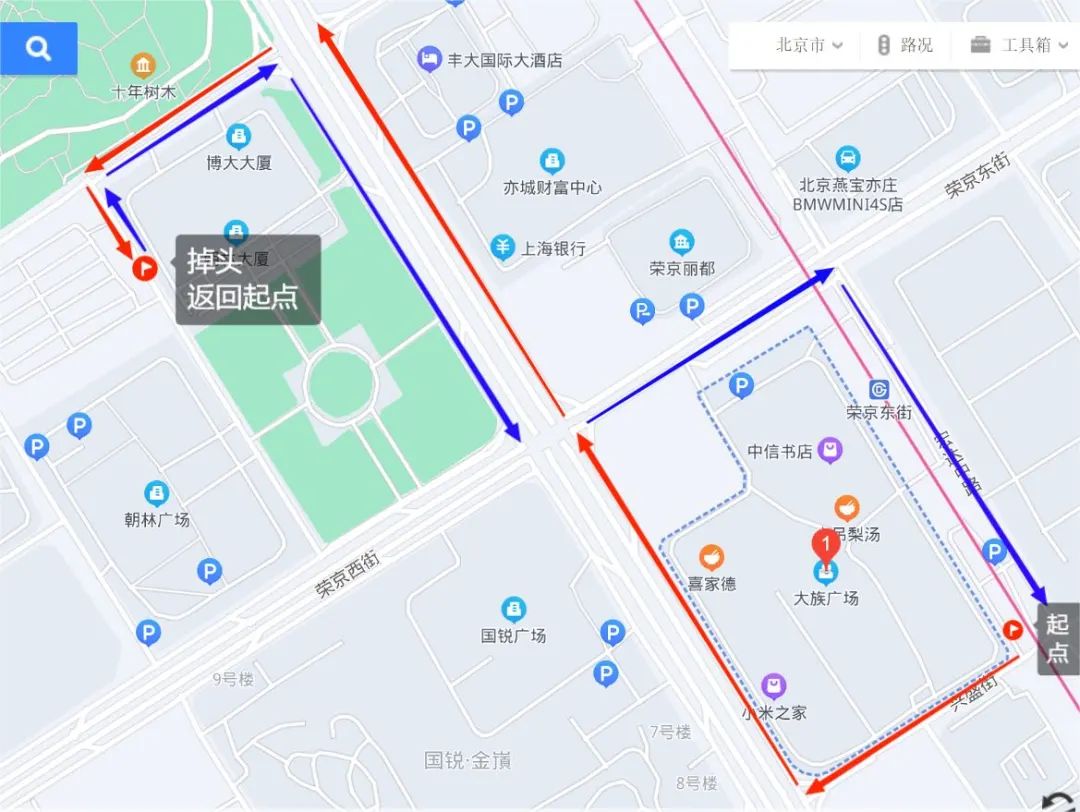 小区巡逻路线示意图图片