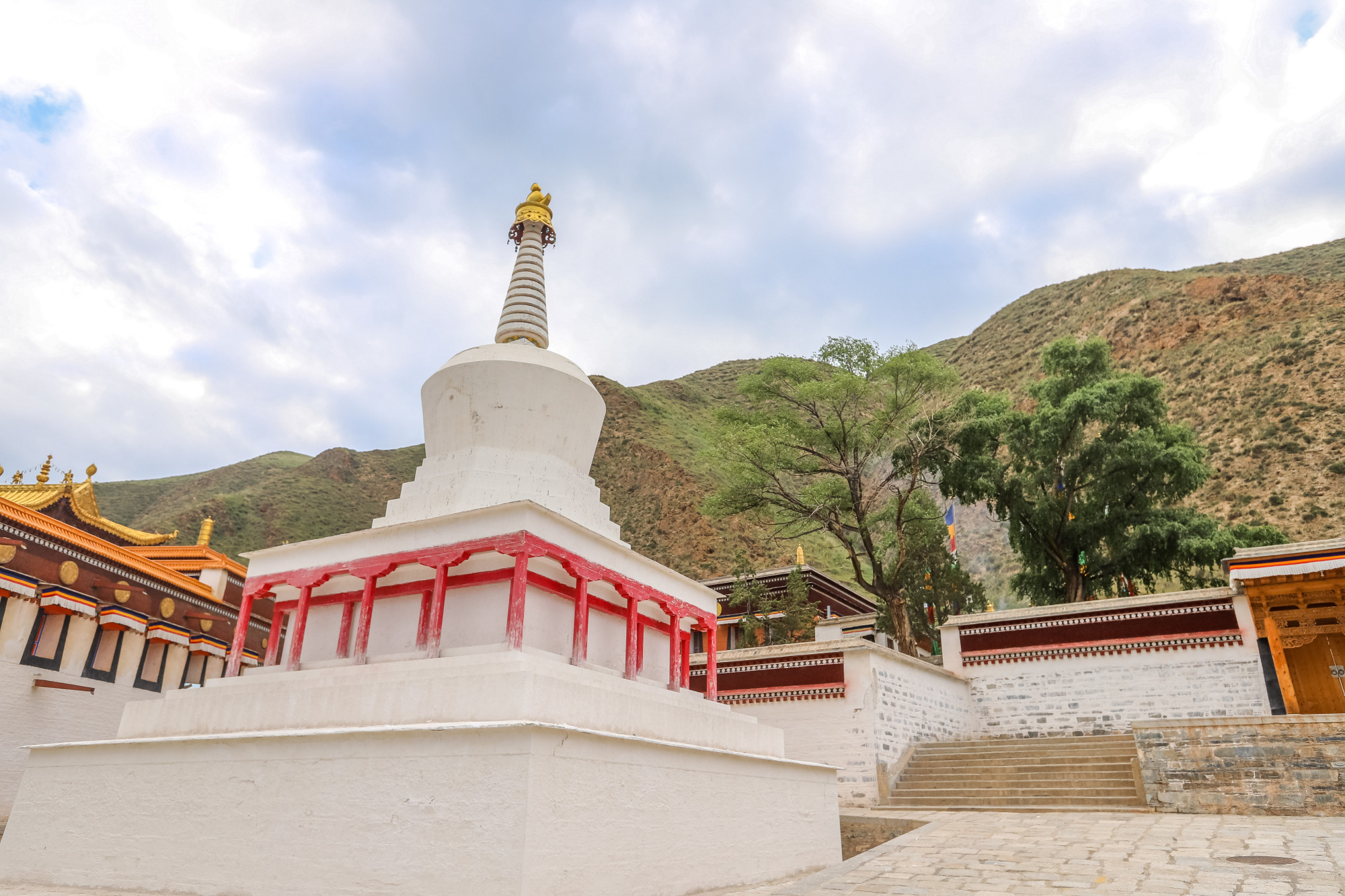 夏河寺庙图片