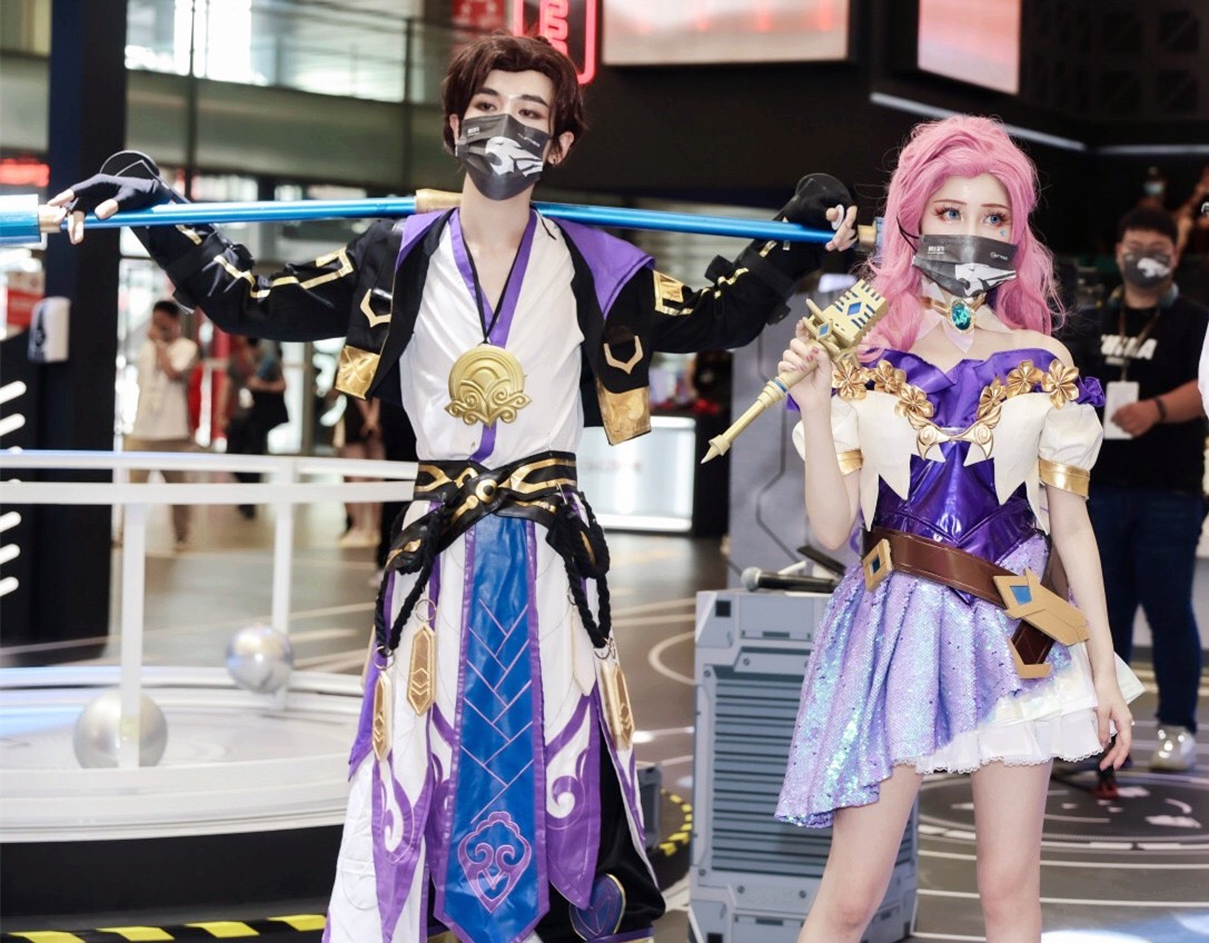 2021cj 展会王者荣耀cos人物大比拼,众多小姐姐秀出高颜值皮肤!