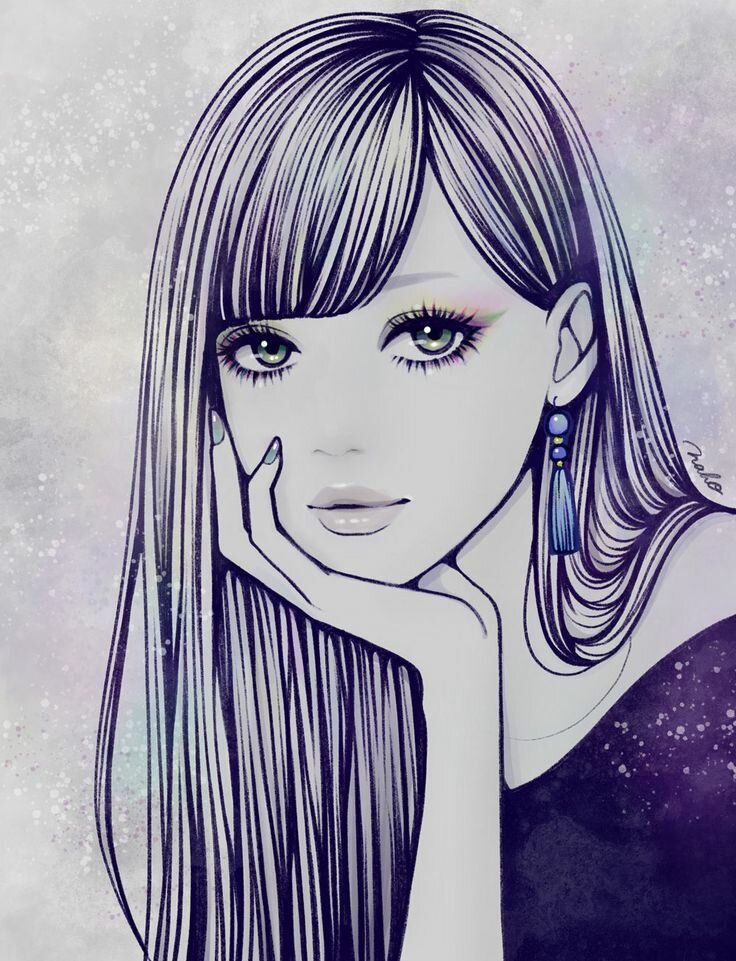 女孩素描的美丽图片(41张)