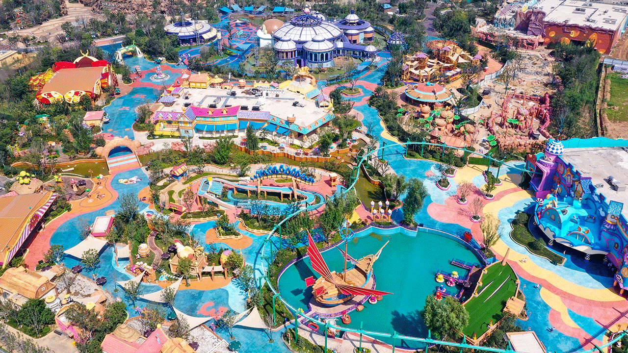 圆梦童年 畅游梦幻王国|金螳螂景观郑州银基系列景观工程