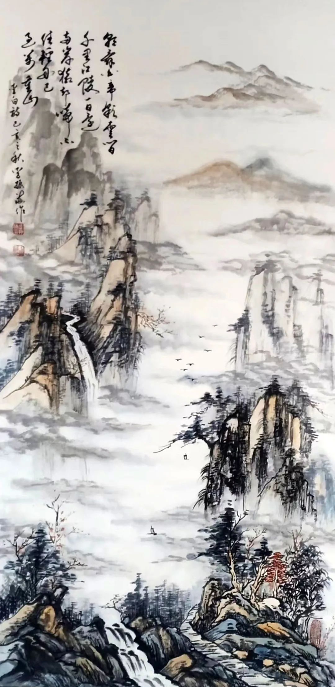 翰墨放笔精气神 丹青气韵同诗篇——著名书画家李振海作品欣赏