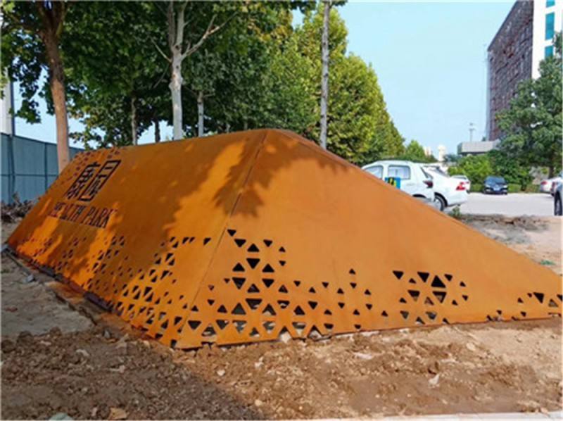 耐候钢板园林景观造型 锈钢板景观 耐候钢造型雕塑 红锈钢板加工