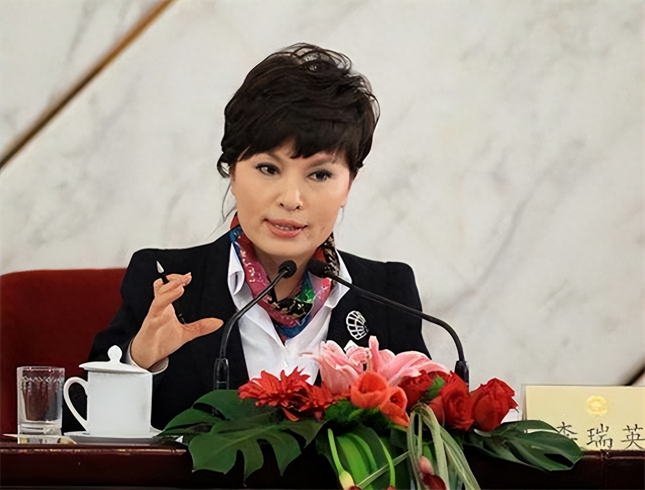 央视国脸李瑞英工作28年零失误听闻儿子坠楼含泪说出22个字