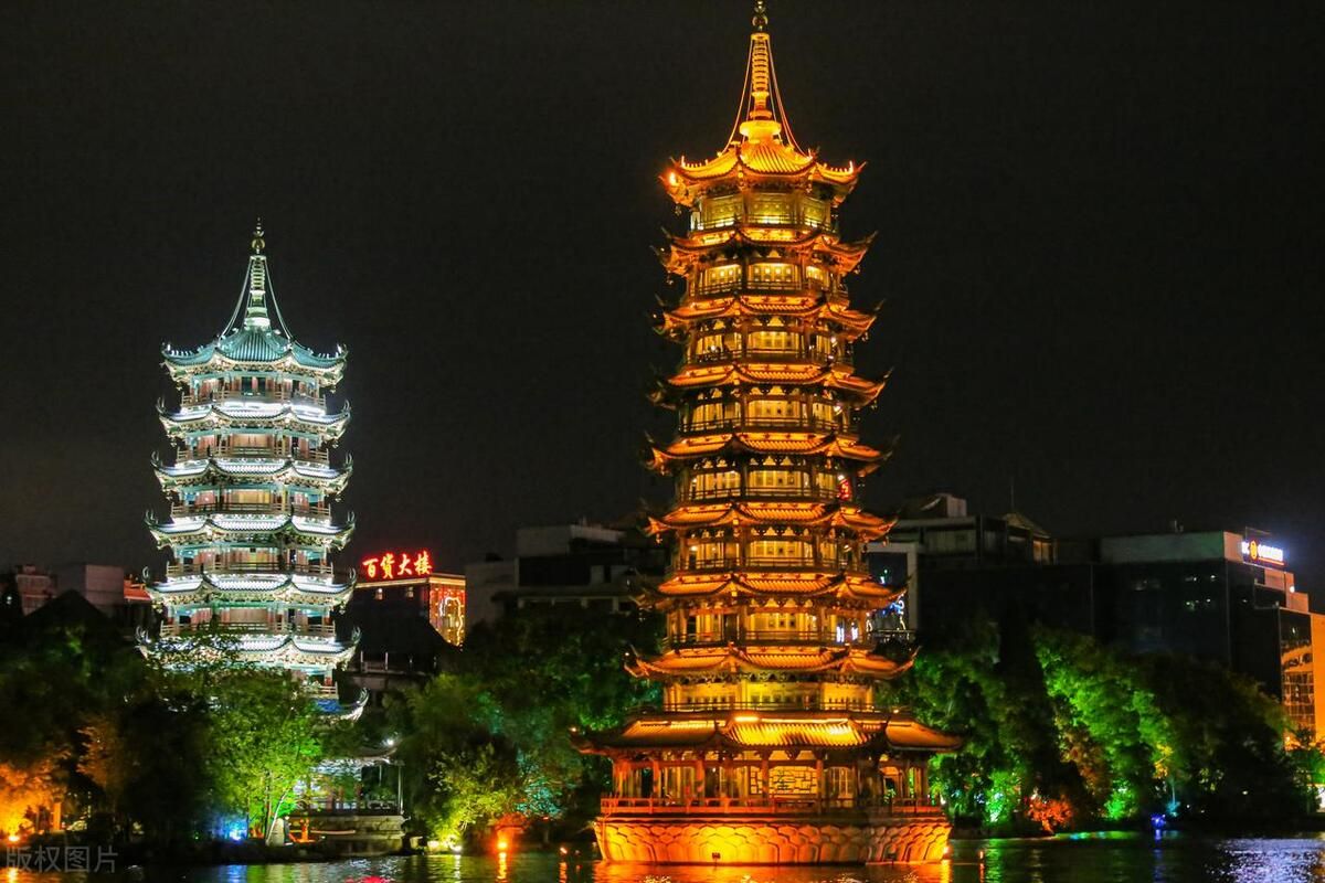 桂林市区一日游:探访靖江王府与逍遥楼,象鼻山美景
