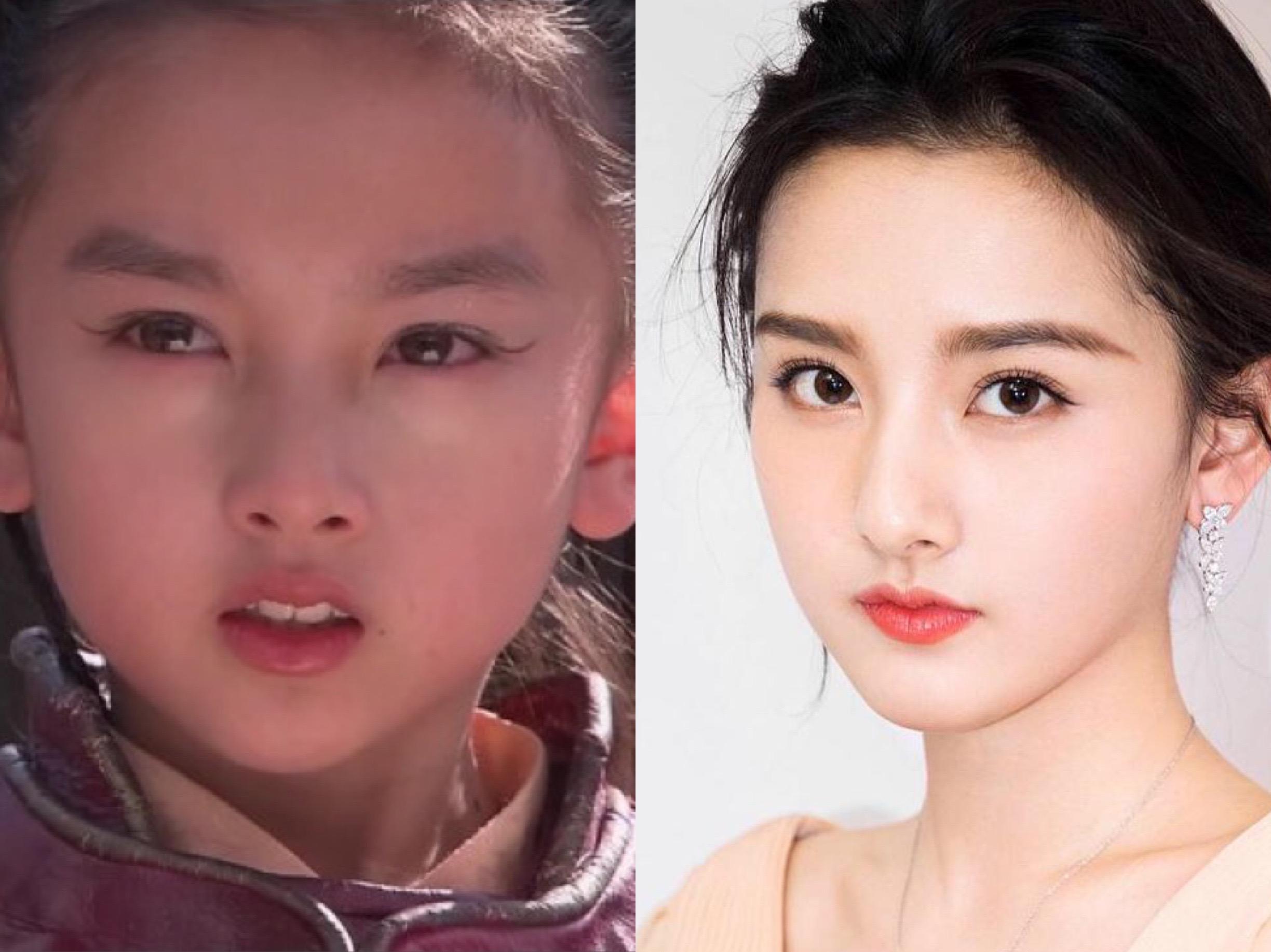 回顾你看我几分像从前15位女星童年照从小美到大说自己没整过