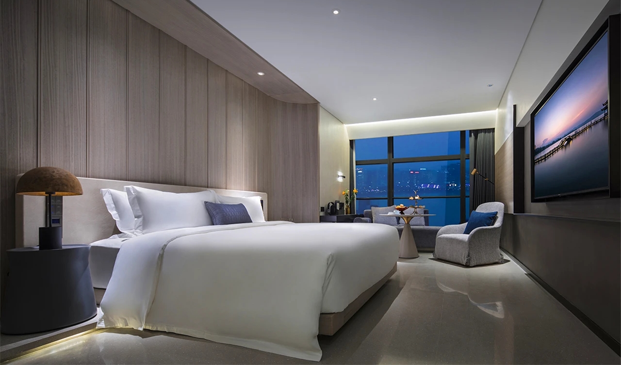 杭州钱江新城cbd新晋网红酒店 体验在云端看江景