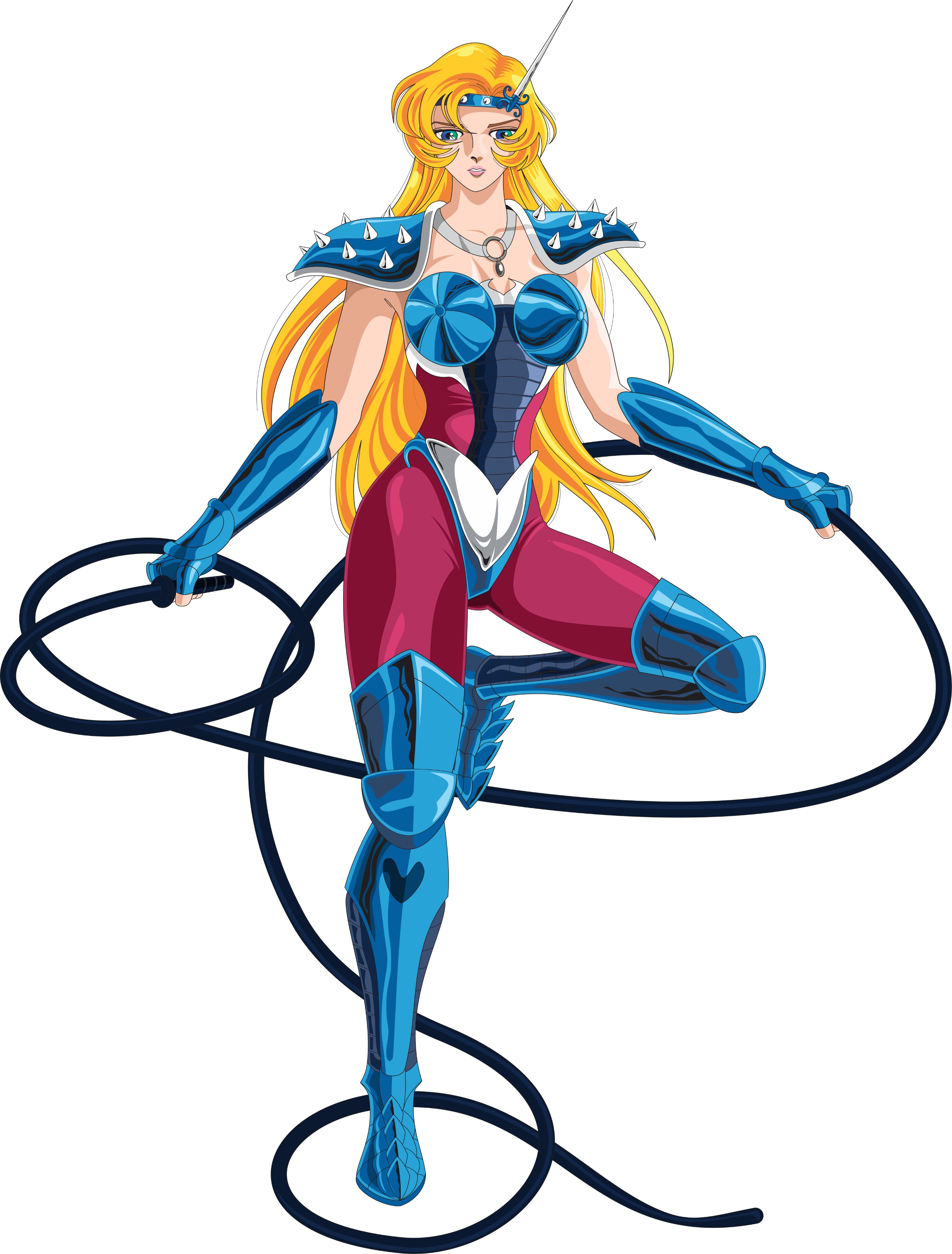 变色龙座青铜圣斗士珍妮,身材火辣性格温柔的女圣斗士