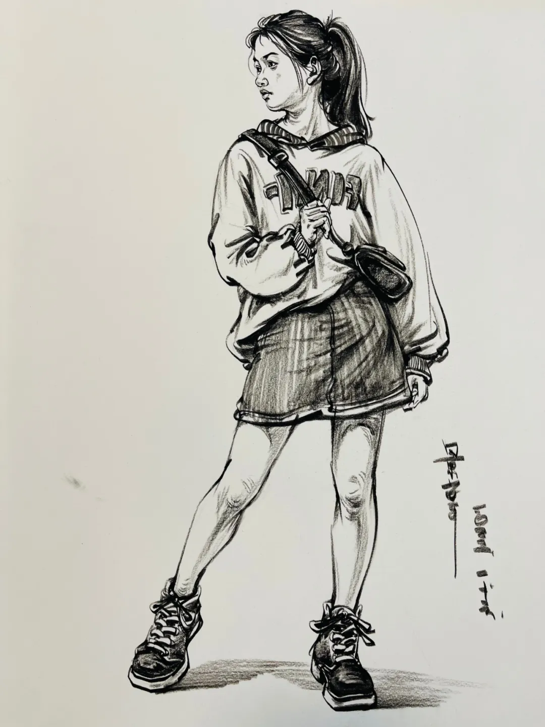 名家风采景安平速写作品鉴赏