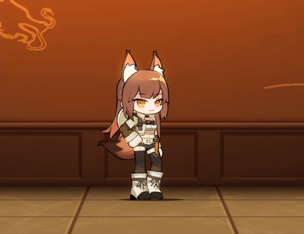 明日方舟五星近卫芙兰卡新皮肤公开 胖狐狸:小亮来给博士整个活